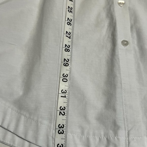 Topshop Women's Shirt Dress Button Down Long Sleeve Size 8 White - Picture 10 of 10